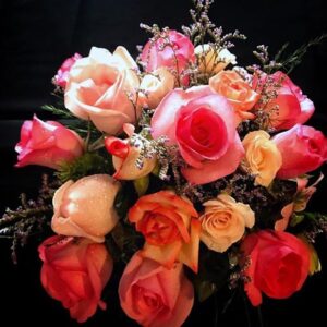 Centro de Mesa con Rosas