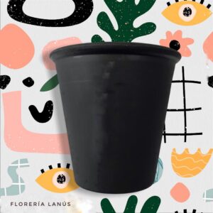 Porta Maceta Plastico 20 cm.