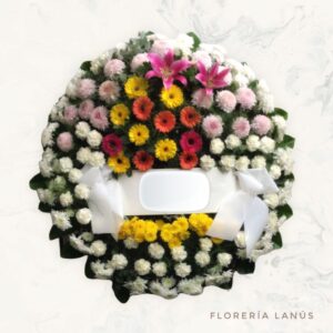 Corona de Flores Naturales
